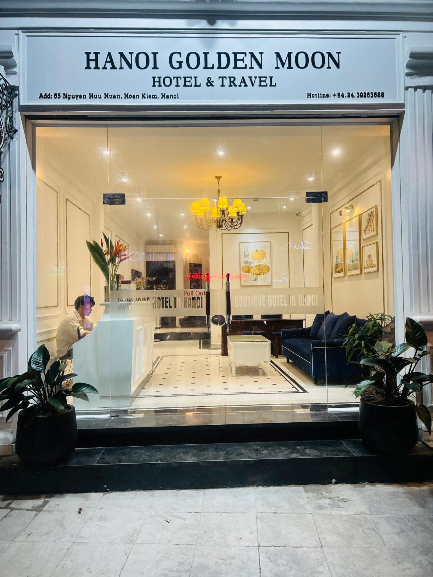 Hanoi Golden Moon Hotel & Travel Eksteriør bilde
